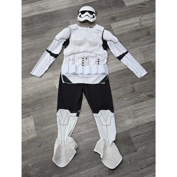 Star Wars Empire Storm Trooper Muscle Shirt Pants & Mask Kid's Halloween Costume - Picture 13 of 13